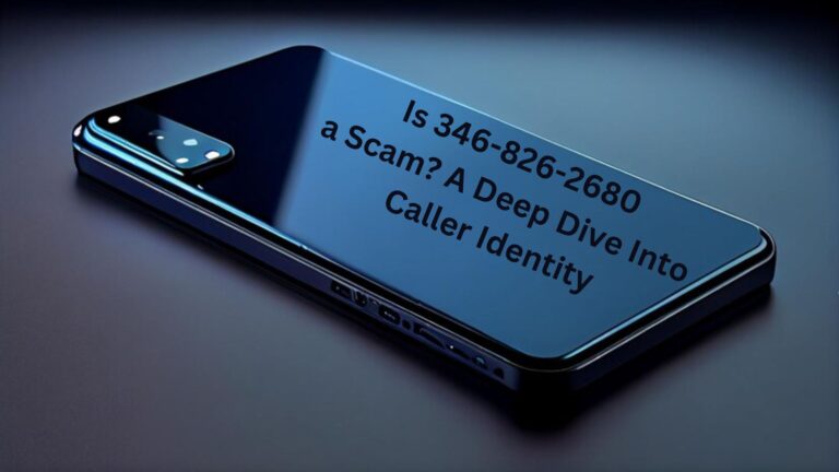 Is 346-826-2680 a Scam? A Deep Dive Into Caller Identity