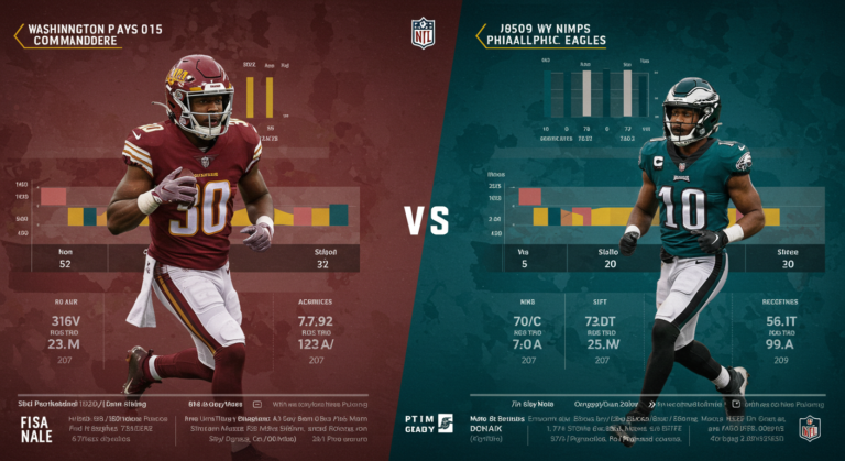 Washington Commanders vs Philadelphia Eagles Match Player Stats - A Statistical Analysis